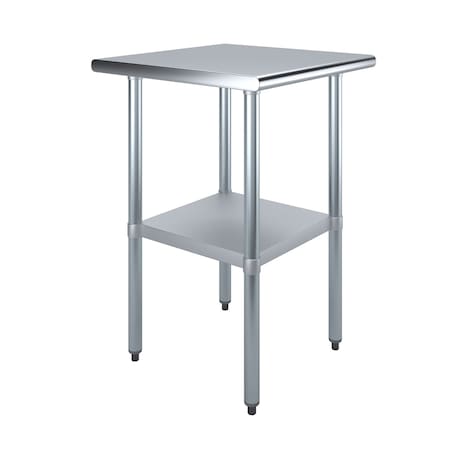 Amgood 24 in. x 24 in. Stainless Steel Table AMG WT-2424